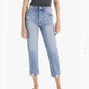MOTHER Light Blue Straight Leg Jeans